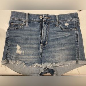 Hollister jean short-shorts. High rise. Size 1.